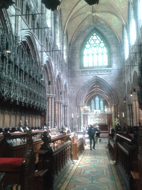 Interior da Catedrald e Chester