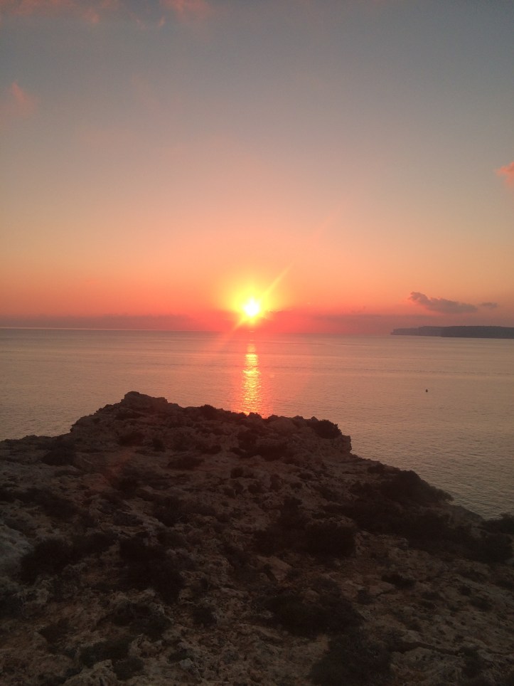 Pôr do sol em Paradise bay