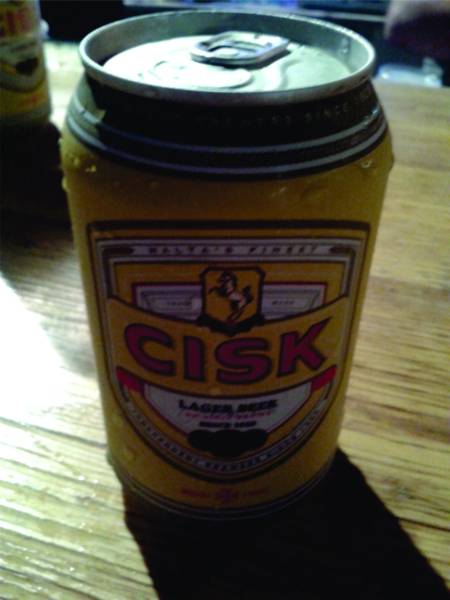 Cisk - cerveja local