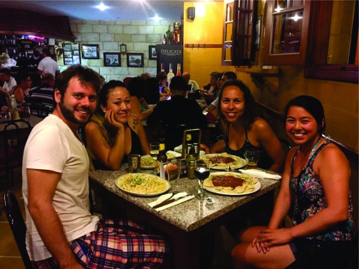 Jantar no restaurante Peristyle em Mdina (Ilha de Malta)