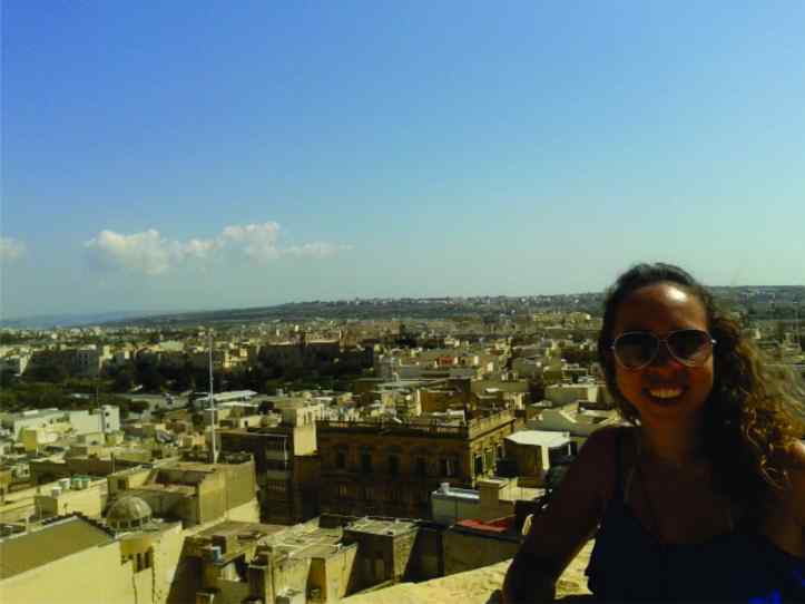 Vista de Victoria a partir do alto da Cittadella