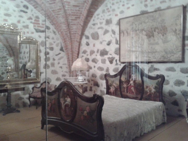 Antigos aposentos dos nobres do castelo de Trakai