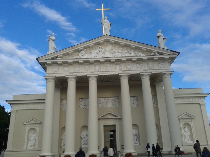A monumental Catedral de Vilnius