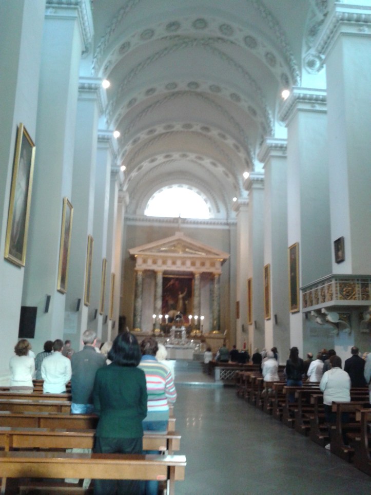 A Catedral por dentro!