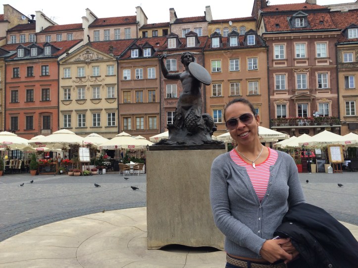 Um dos símbolos de Varsóvia: a Sereia