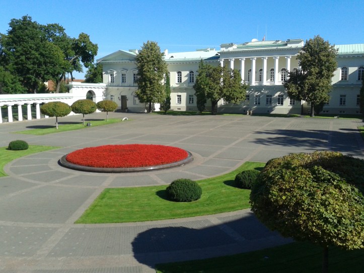 Palácio presidencial visto a partir do Instituto Italiano de Cultura