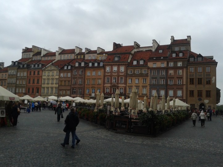 Praça central do antigo mercado