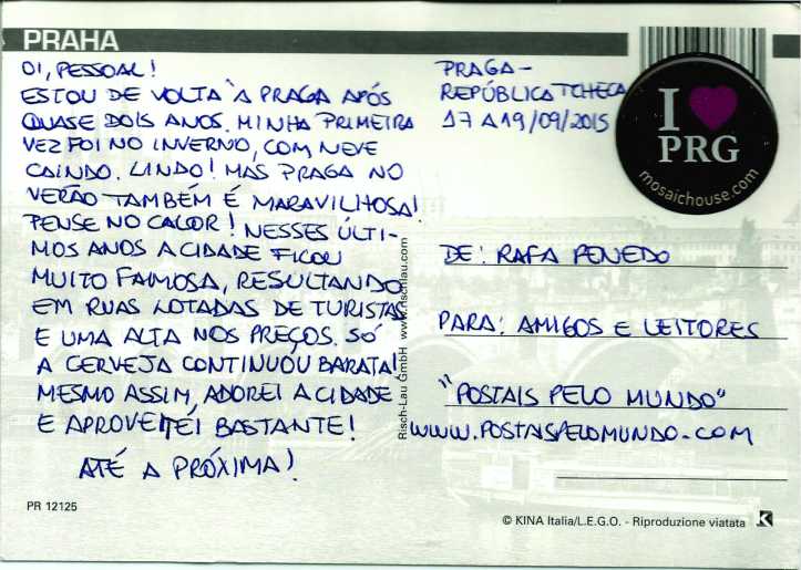 Postal Praga_verso