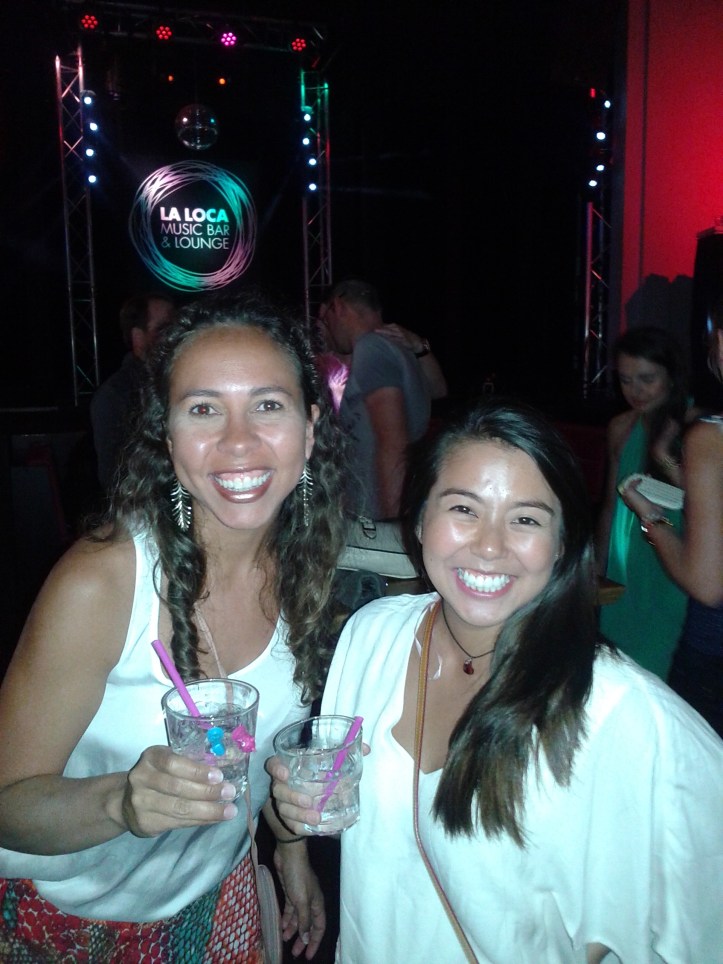 Carina e eu na La Loca