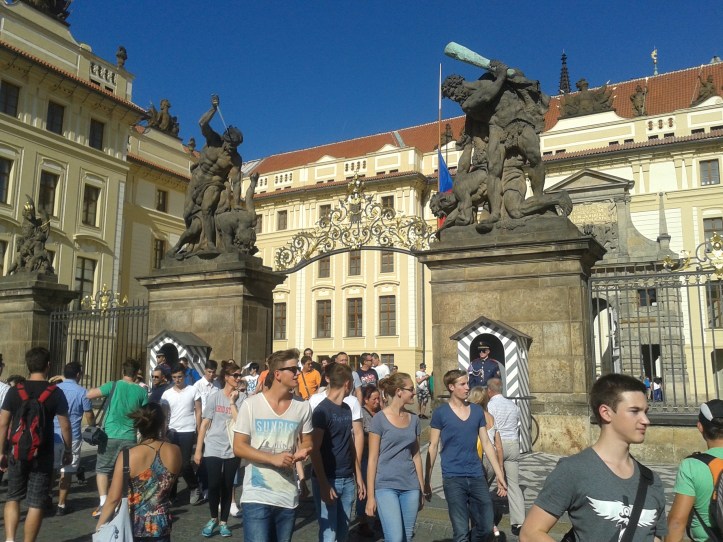 Entrada para o castelo de Praga
