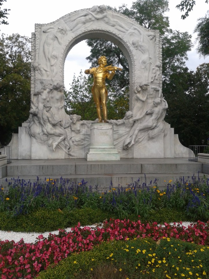Monumento a Johann Strauss no Stadtpark