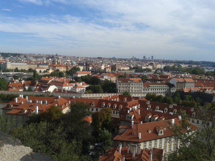 Praga vista do alto do castelo
