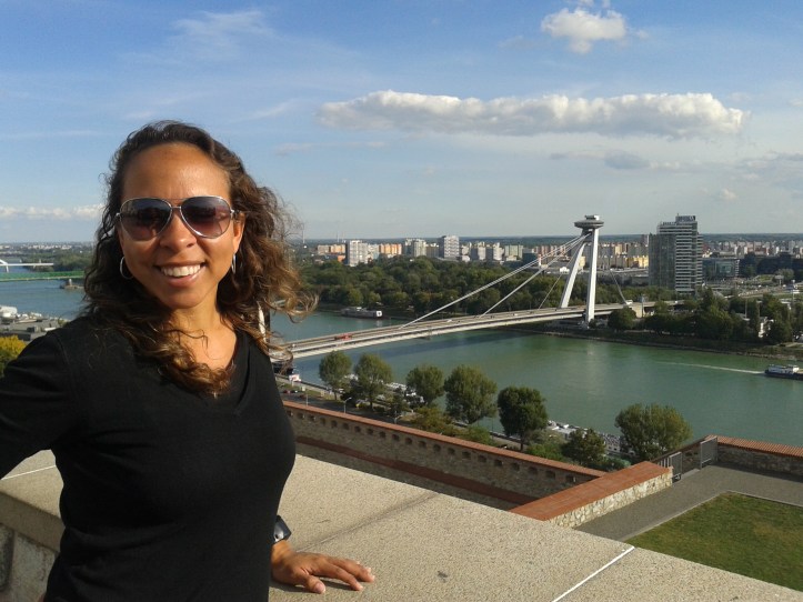 Vista do rio Danúbio a partir do mirante do Castelo