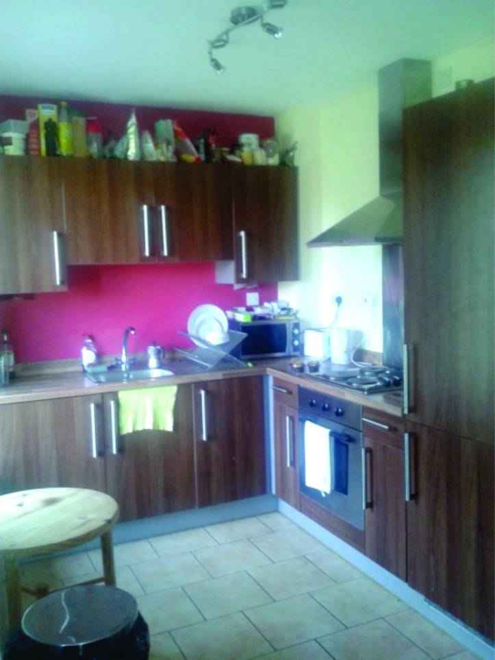 A cozinha do meu apartamento.