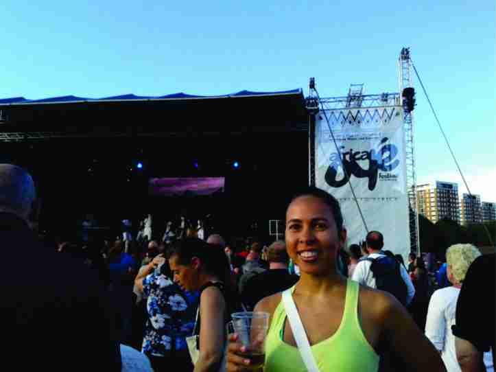 Festival africano no Selfton Park