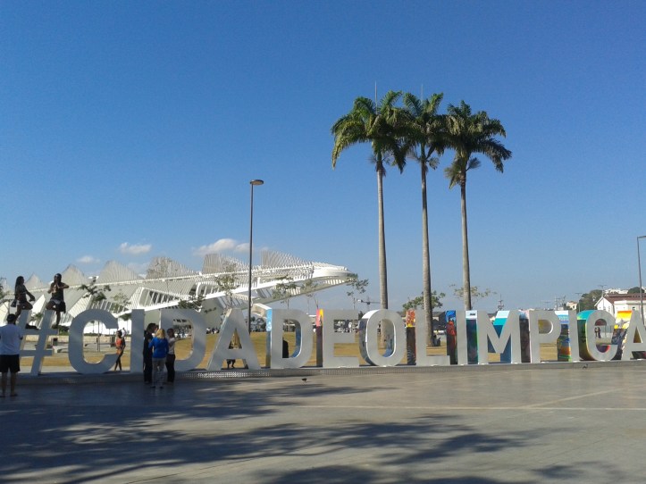 Monumento em homenagem à Cidade Olímpica