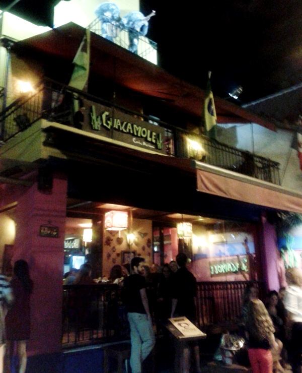 Restaurante mexicano Guacamole no Jardim Botânico