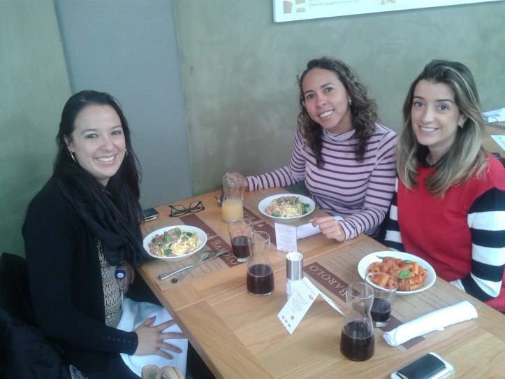 Almoço no restaurante La Pasta no Eataly