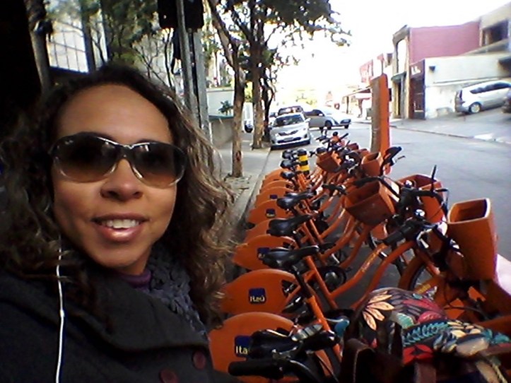 Estação de bicicletas Itaú