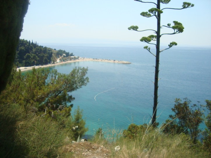 Kasuni - linda praia de Split, mas com uma íngrime ladeira de acesso!