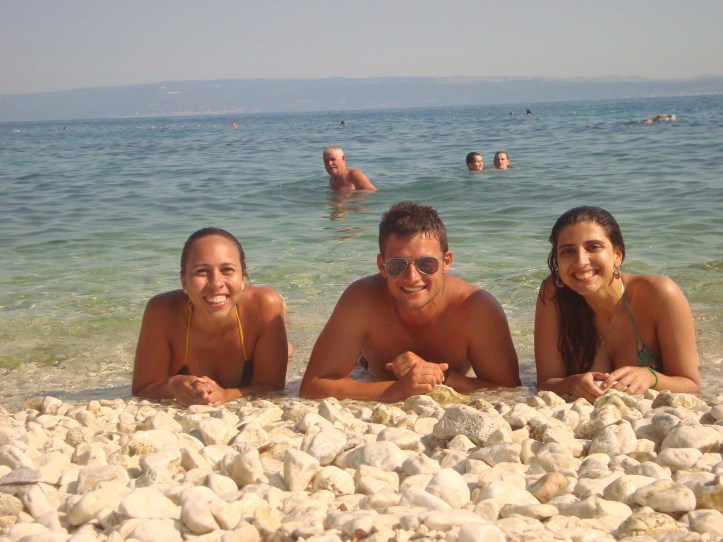 Nosso trio curtindo o fim de tarde em Firule