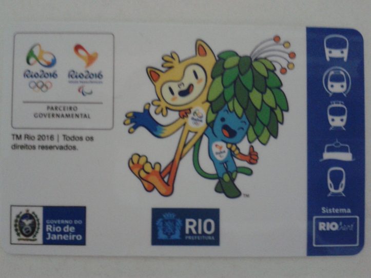 Passe Olímpico para o transporte público na Rio 2016