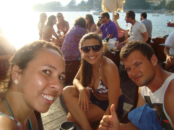 Por do sol no Hula Hula Bar