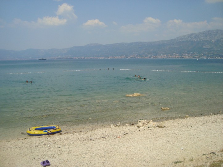 Pit stop para o banho em uma praia junto a uma das marinas