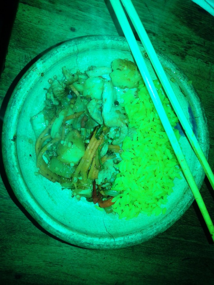 Um dos pratos que montei no restaurante Tantra