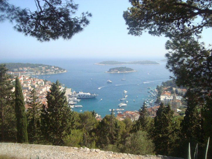 Vista a partir do mirante do forte Spanjola