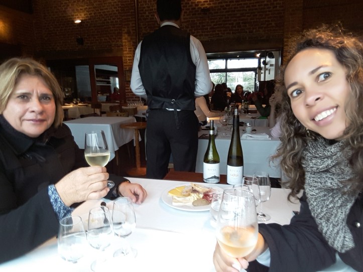 Início da degustação de vinhos