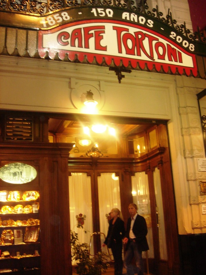 Fachada do tradicional Café Tortoni (2008)
