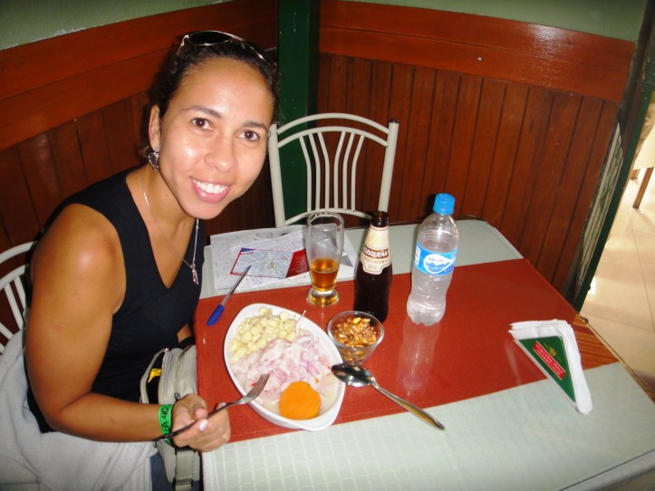 Ceviche com Cusqueña