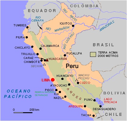 Mapa do Peru