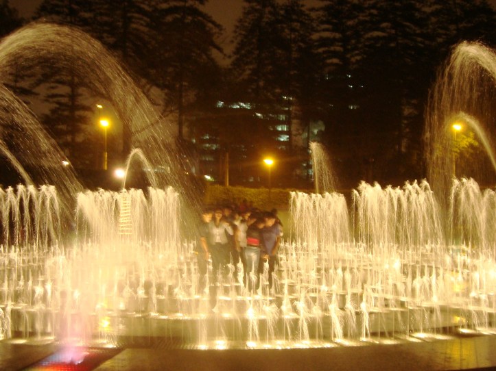 Parque das Águas - Fonte interativa