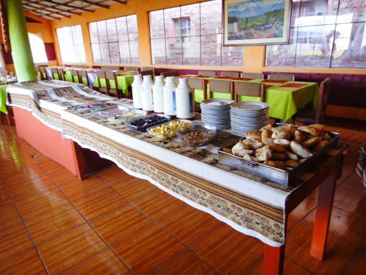 Buffet de café da manhã em Chivay