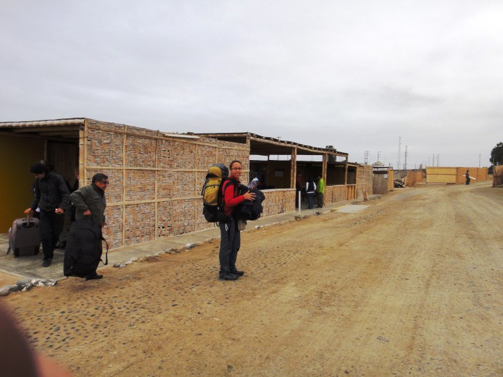 Chegada em Paracas