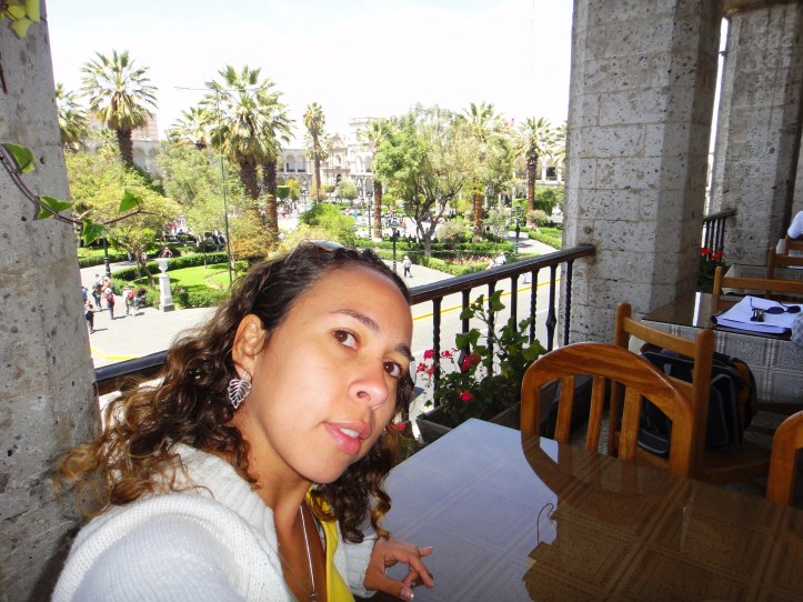 Restaurante com vista para a Praça de Armas