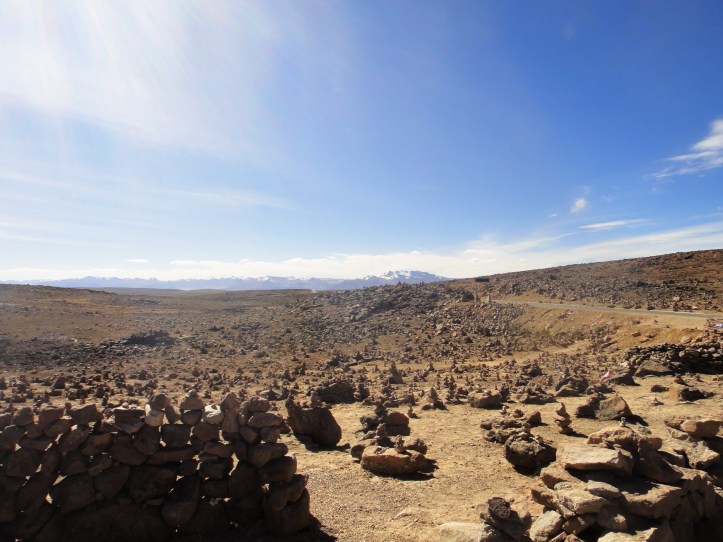Vista da Cordilheira dos vulcões