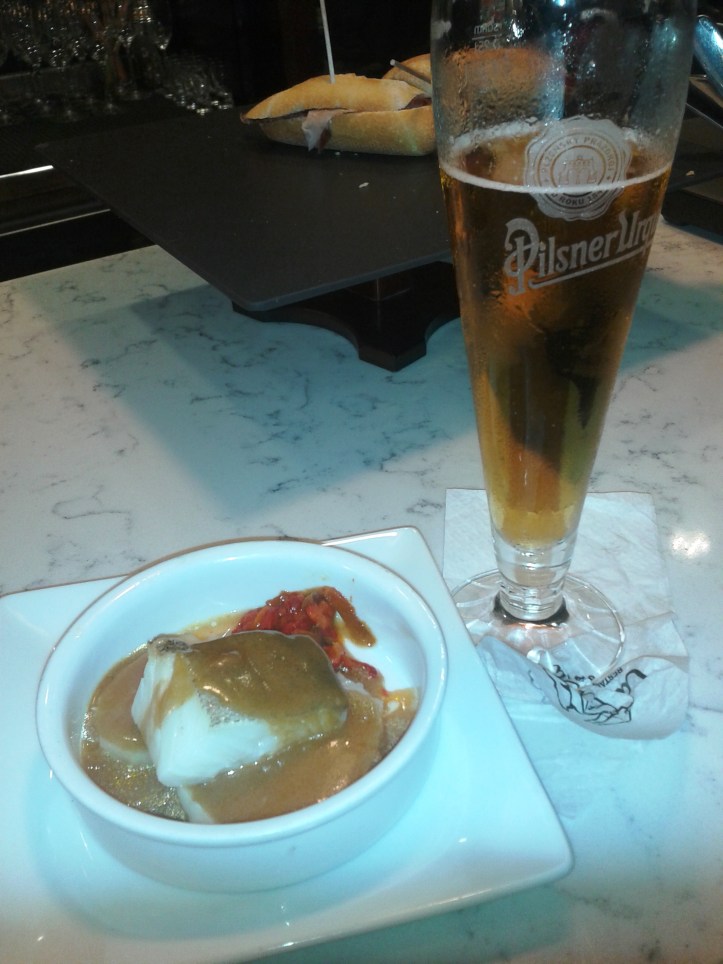 Pintxo de bacalhau na Casa Urola