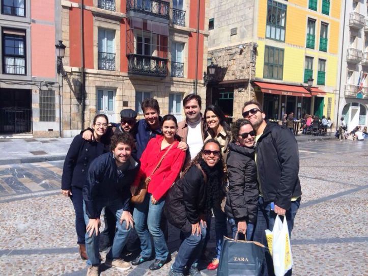 De Maceió para Gijón - na Plaza Mayor