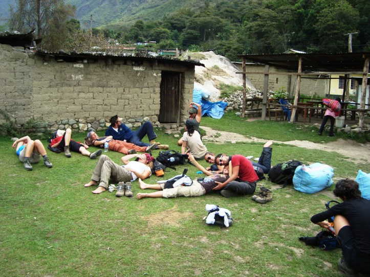 Relax após o almoço do terceiro dia