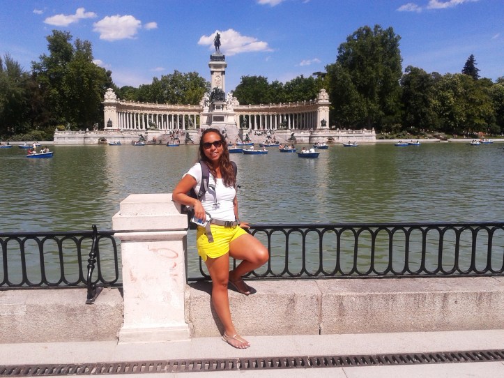 Lago no Parque do Retiro