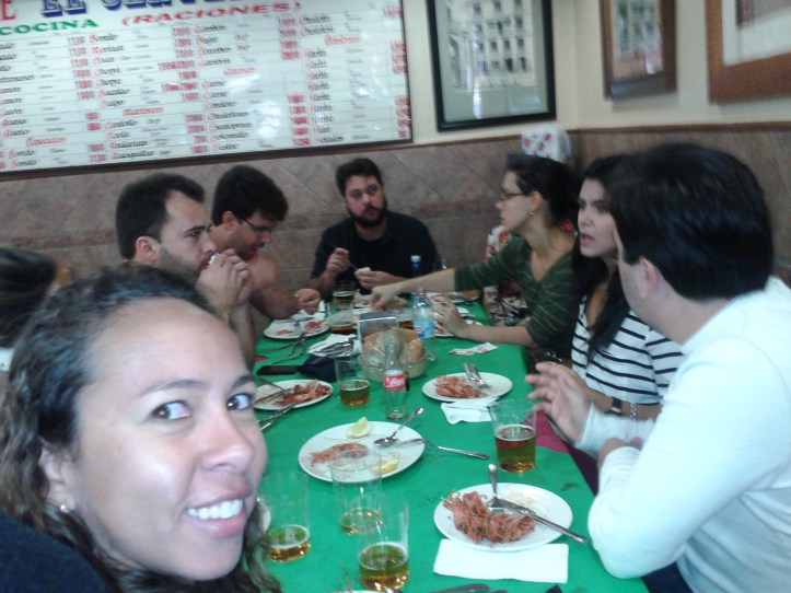 Almoçofrutos do mar no EL Centenario