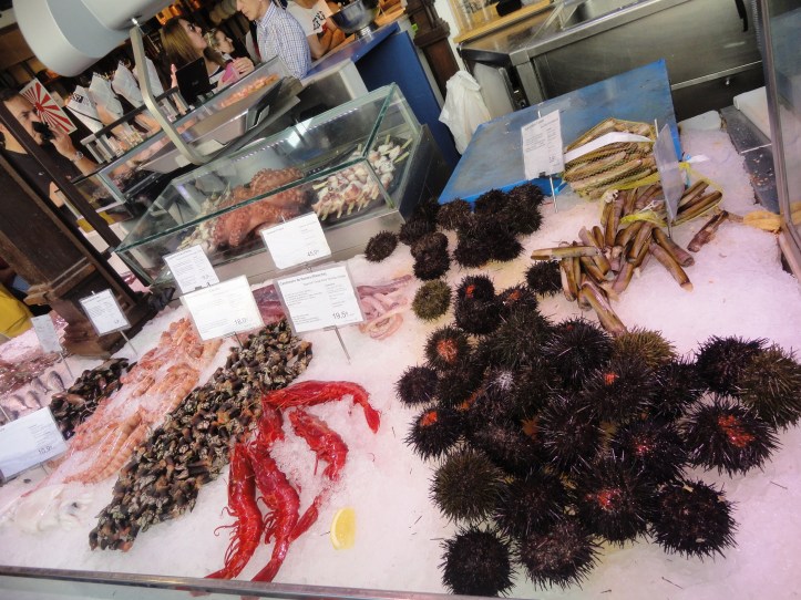 Mercado de San Miguel - frutos do mar
