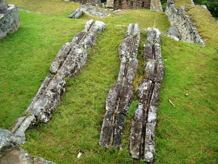 Caminhos para a passagem de água