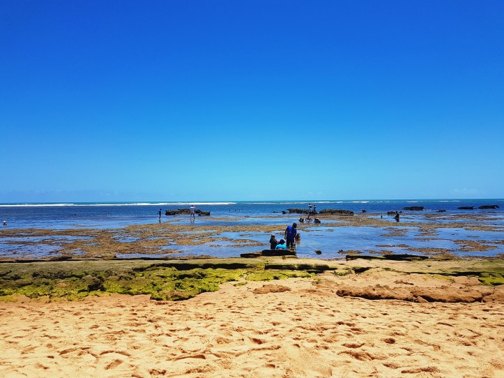 Arrecifes na Praia do Chapéu