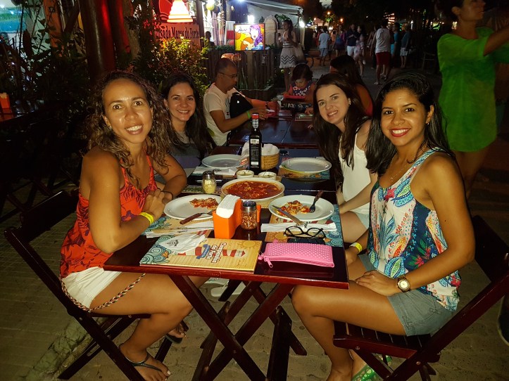 Jantar na Companhia do Forte - Pizzaria da Cecé