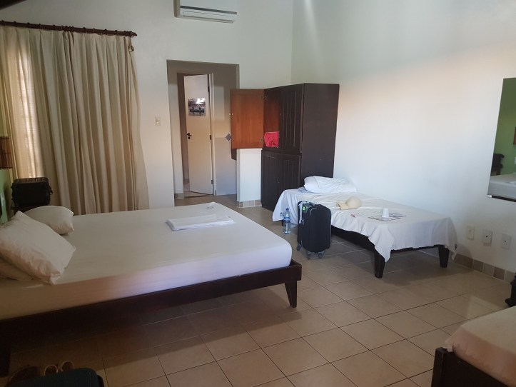 Nosso amplo quarto no Hostel