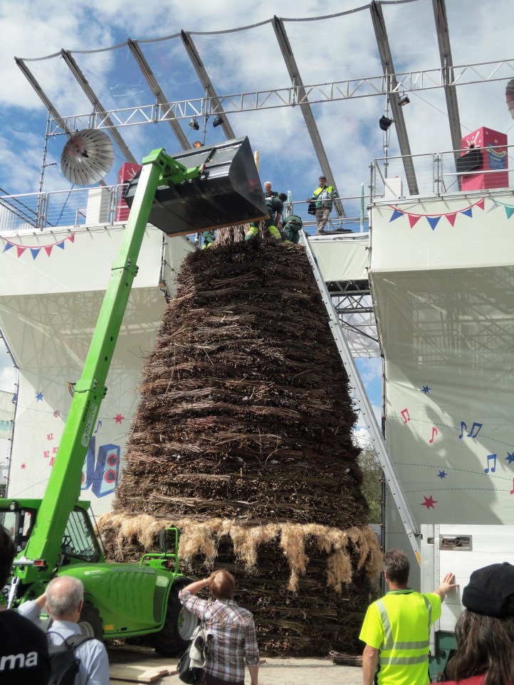 Fogueira para o boneco Böög